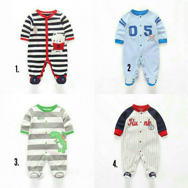 Playsuit Bayi/ Baju Bayi Import/ Romper Bayi/ Baju bayi lucu