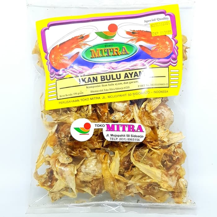 

MITRA IKAN BULU AYAM 150gr