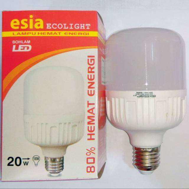 LAMPU LED LOKAL 20WATT /LAMPU LED MURAH 20WATT /LED KAPSUL 20WATT NON GARANSI