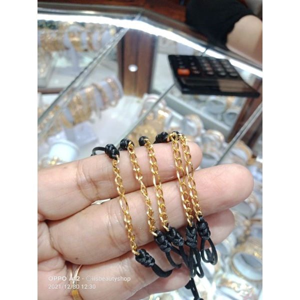 Gelang Tali Liontin Rantai SQ 10K "Semar Jawa"