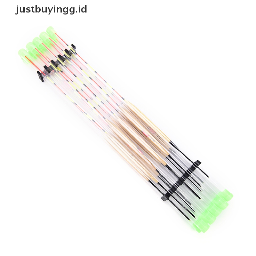 (Justbuyingg.Id) 10pcs / Lot Pelampung Pancing Bahan Kayu