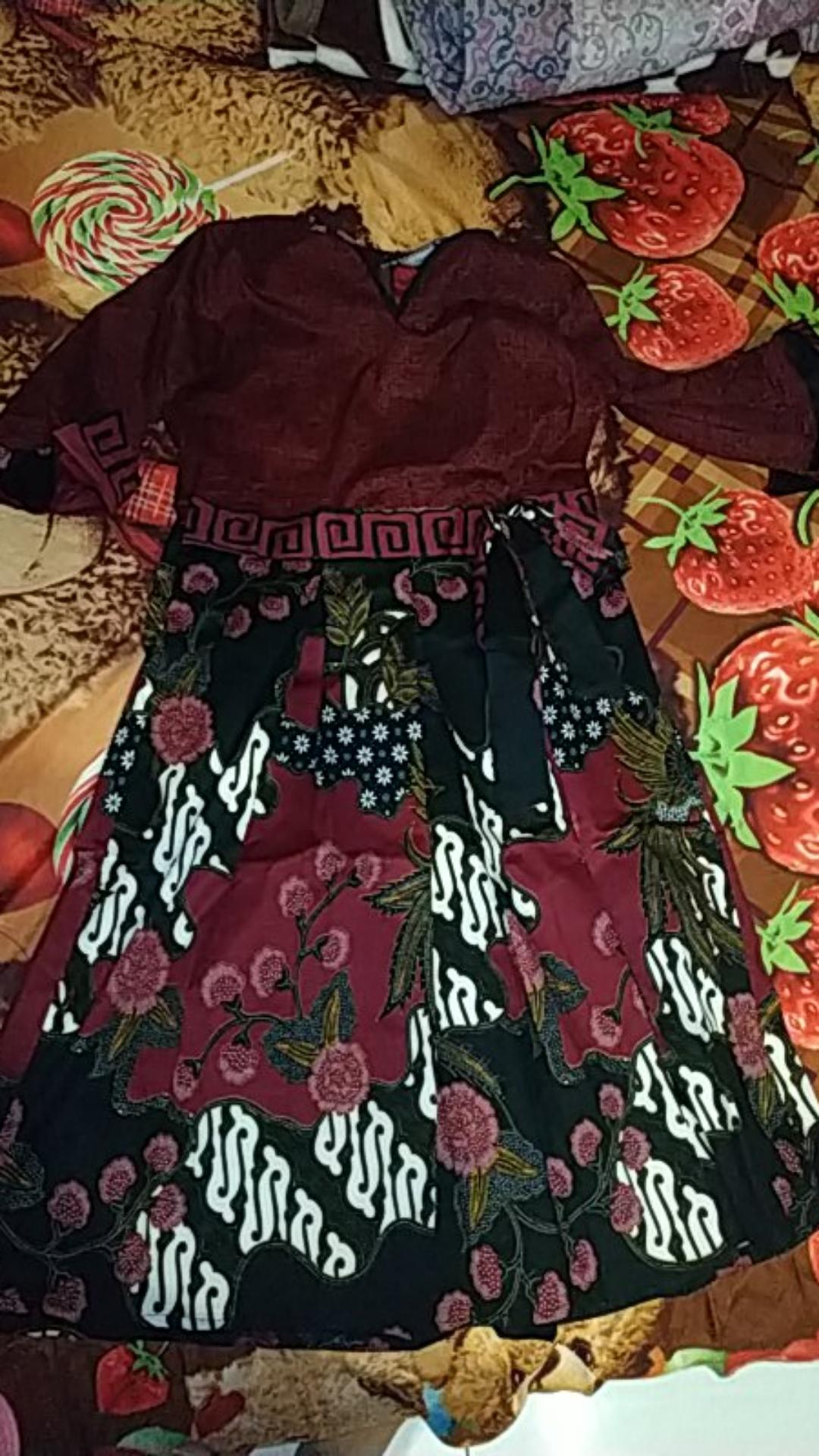 Dress Batik Wanita 263 Series / Batik Wanita Modern Standart - Jumbo