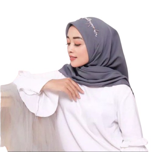 KERUDUNG SEGI EMPAT BELLA SQUARE PAYET/ JILBAB PAYET BELLA SQUARE BAHAN POLLYCOTTON/ HIJAB PAYET-2