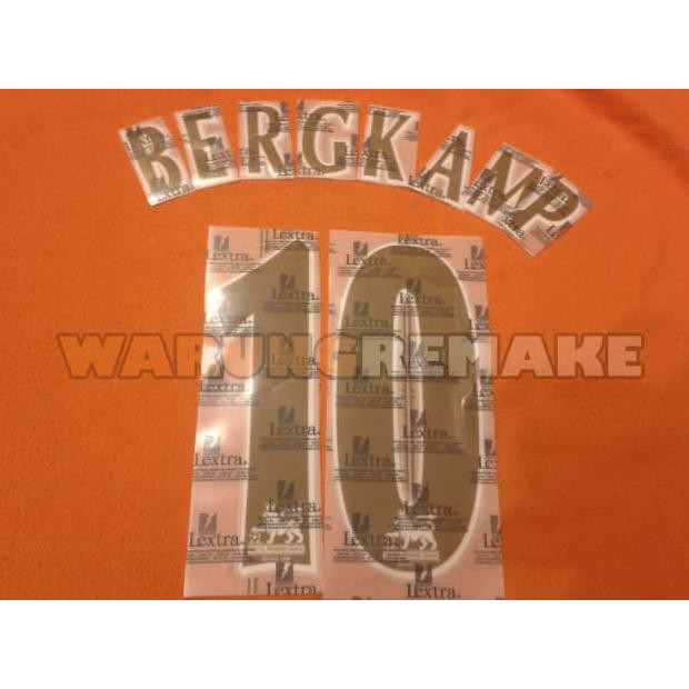 Ds Open Arsenal 2005-06 Home #10 Bergkamp Printing