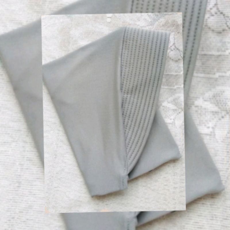 Jilbab Sport / Hijab Salwa Instan (COD)-SPORT silver