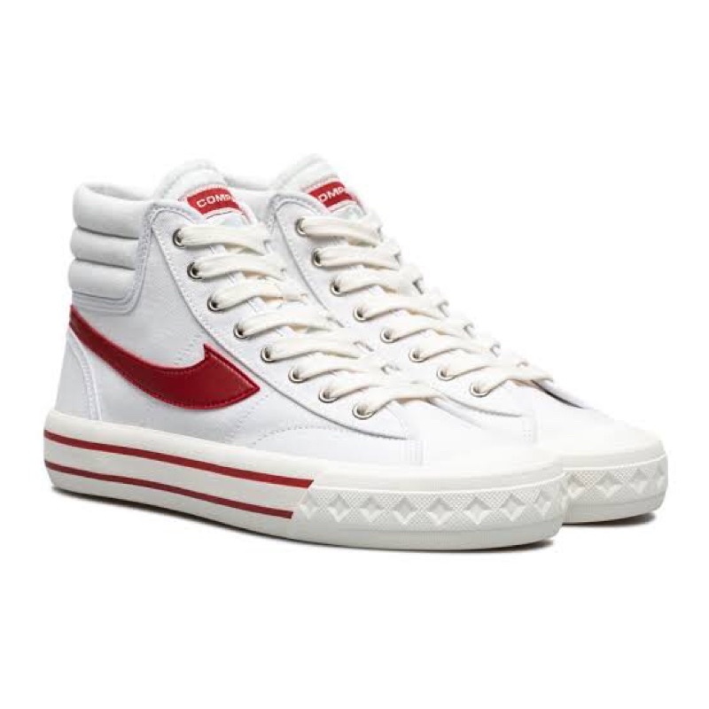 Sepatu Compass Retrograde High Red & Retrograde Low White Blue