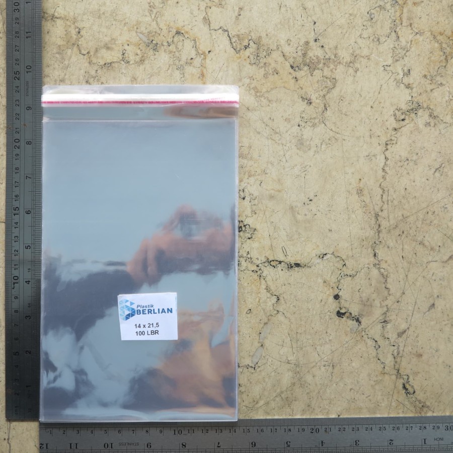 14x21,5 cm Plastik Opp Plastik Undangan Plastik Lem/Seal Tebal 18 Micron