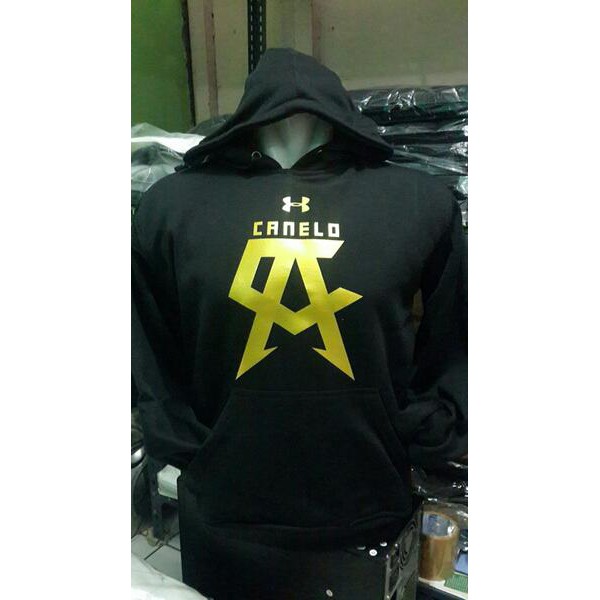 hoodie under armour canelo - black