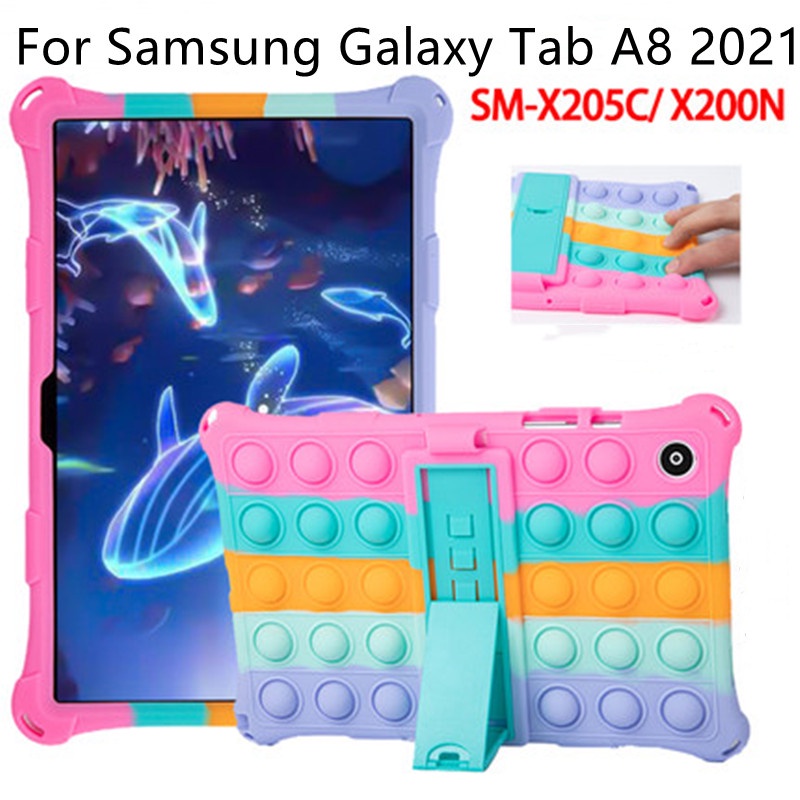 Soft Case Bahan Silikon Untuk Samsung Galaxy Tab A8 10.5 2021 SM-X200 SM-X205 A7 T500 A7 lite 8.7