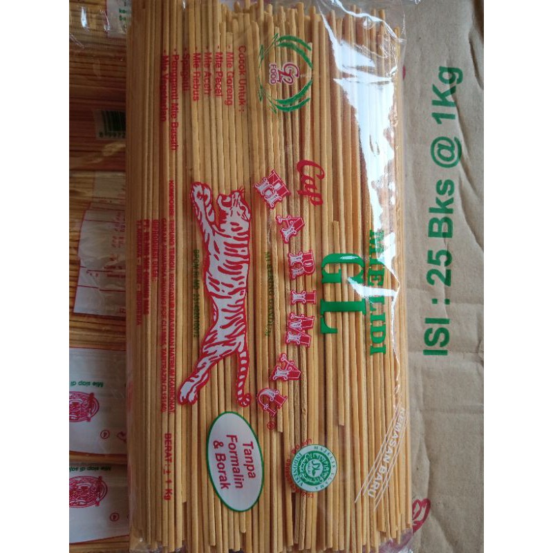 

MIE LIDI GL CAP HARIMAU KEMASAN 1KG