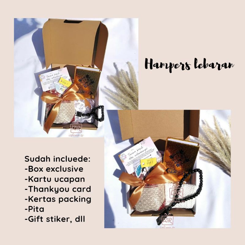 

Hampers lebaran / Kado ulang tahun/ Kado wisuda / hampers cwo/ kado pria/ gift box