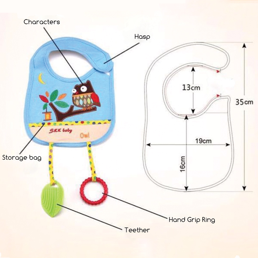 Slabber teether/ Celemek Teether