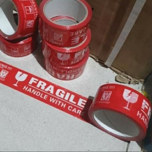 

❀ CORTAPE Lakban Fragile 90 Yard - Merah ✽
