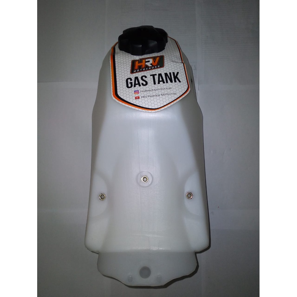 TANGKI BENSIN plastik KLX 150 / BF / DT PUTIH HRV