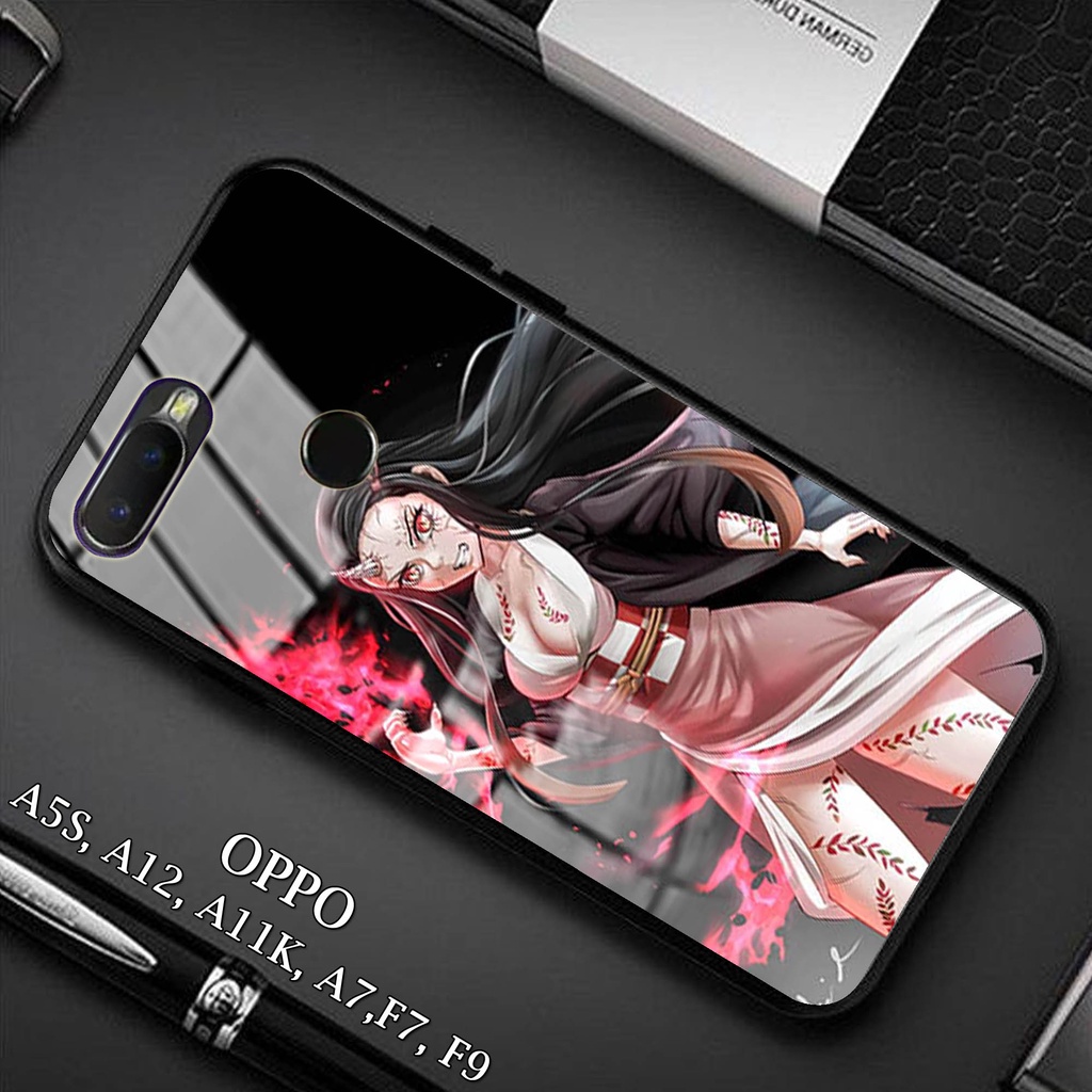 Softcase Glass Kaca OPPO A5s - Case Hp Pelindung Handphone OPPO A5s [ A18 ].