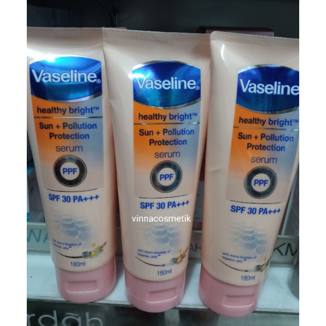 Vaseline Body Serum Healthy Bright Spf 30 PA isi 180ml Promo