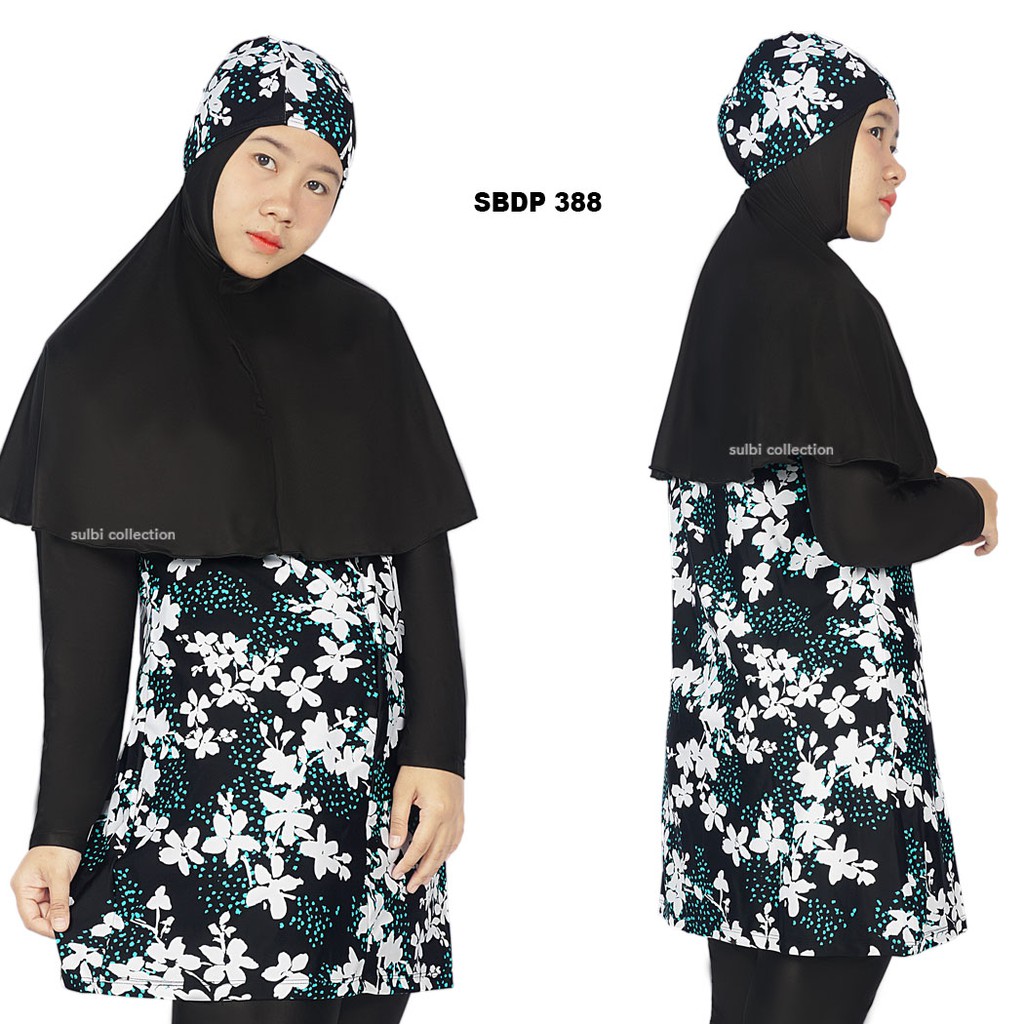 Baju Renang Muslim Wanita Dewasa Muslimah SBDP Model Jumpsuit SULBI