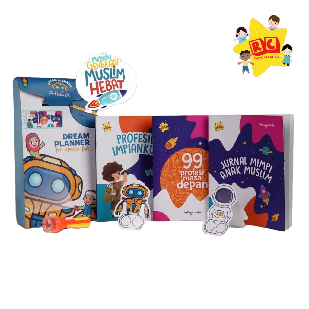 BUKU ANAK ANAK / BUKU MAJALAH ANAK DREAM PLANNER FOR MUSLIM KIDS