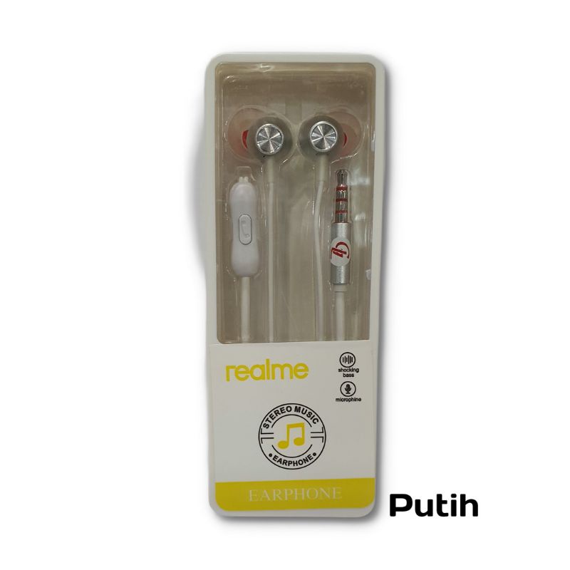 Handsfree Original Realme packing box