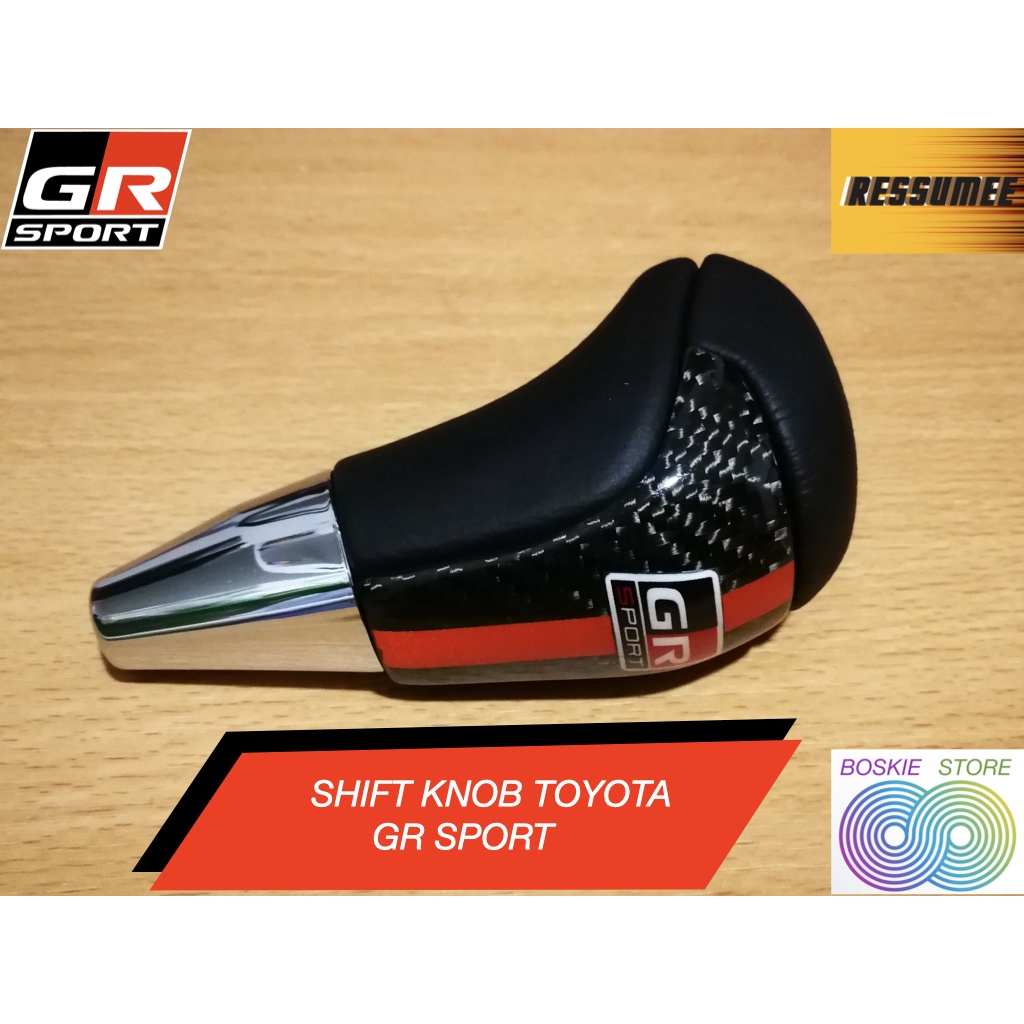 Shift Knob Toyota GR Sport PNP Kendaraan Toyota Model Drat Putar