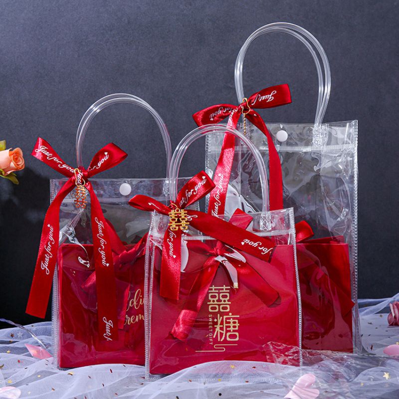 Goodie Bag Tas Mika Transparan Hampers Bag Gift Premium