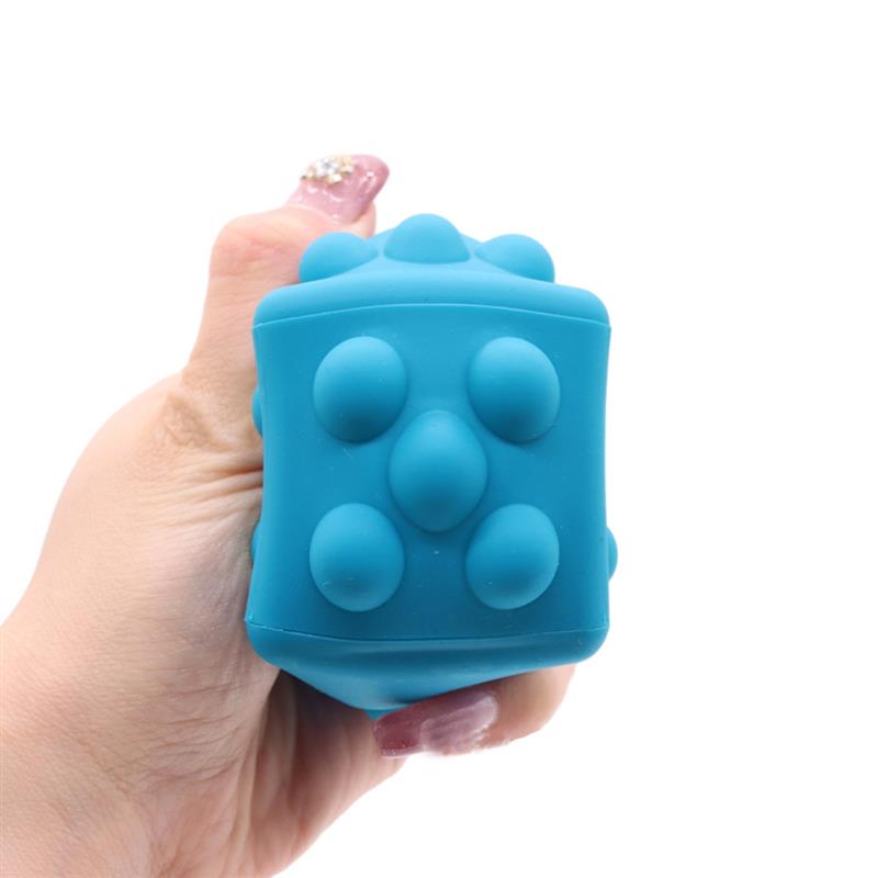 Mainan Fidget 6 Sisi Portable Bahan Silikon Untuk Anak-Anak