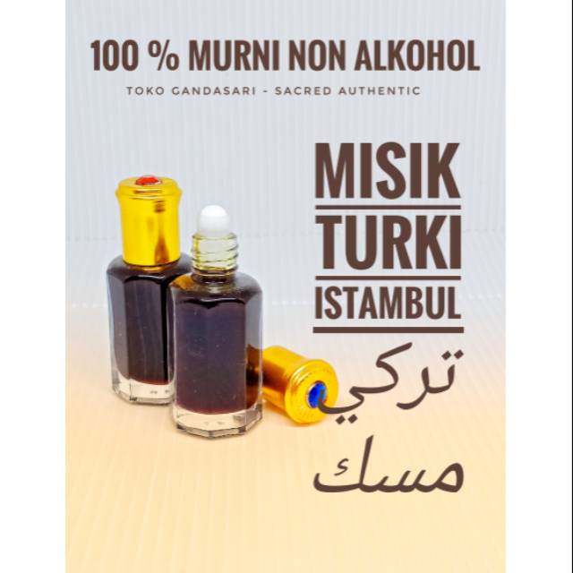 Minyak misik turki turk musk misik turky misik istambul turki murni 12 ml non alkhohol