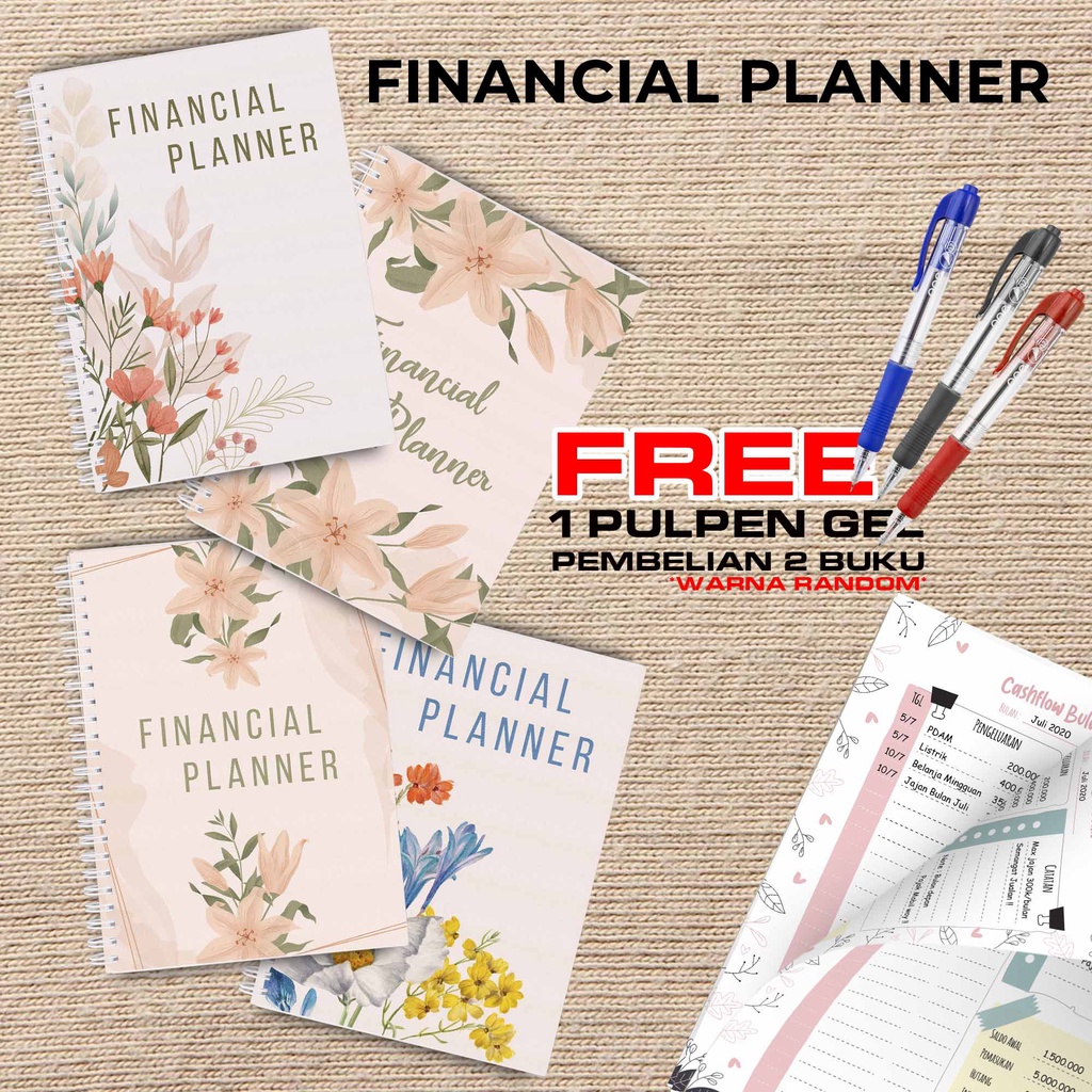 

Artomaringi Uang Planner / Financial Planner Beli 2 Buku Gratis Pen Gel Kode FP05