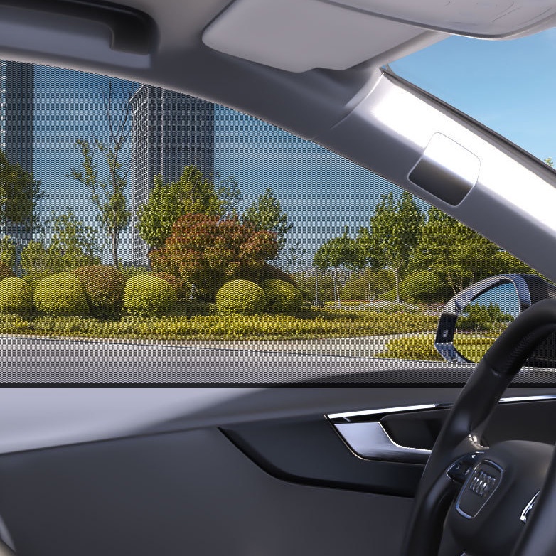 2 / 4 pcs car anti-mosquito sunscreen insulation curtain car door screen anti-ultraviolet