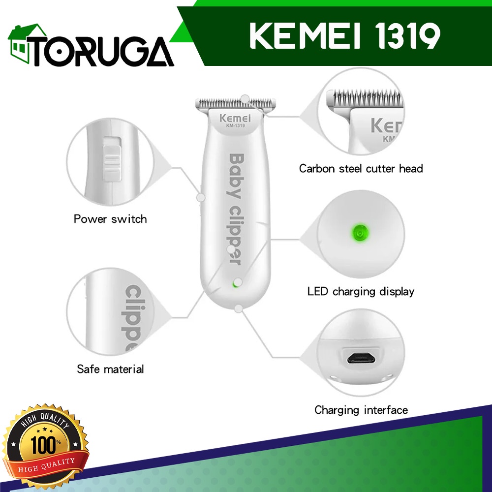 Kemei km 1319 alat cukur rambut bayi mesin cukur baby kemei km 1319