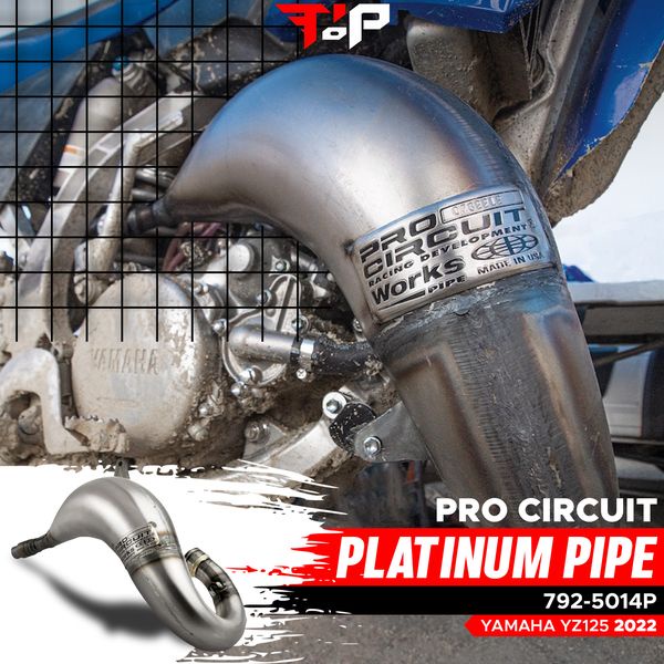 PRO CIRCUIT EXHAUST YAMAHA YZ125 HEADER PLATINUM PIPE 792-5014P