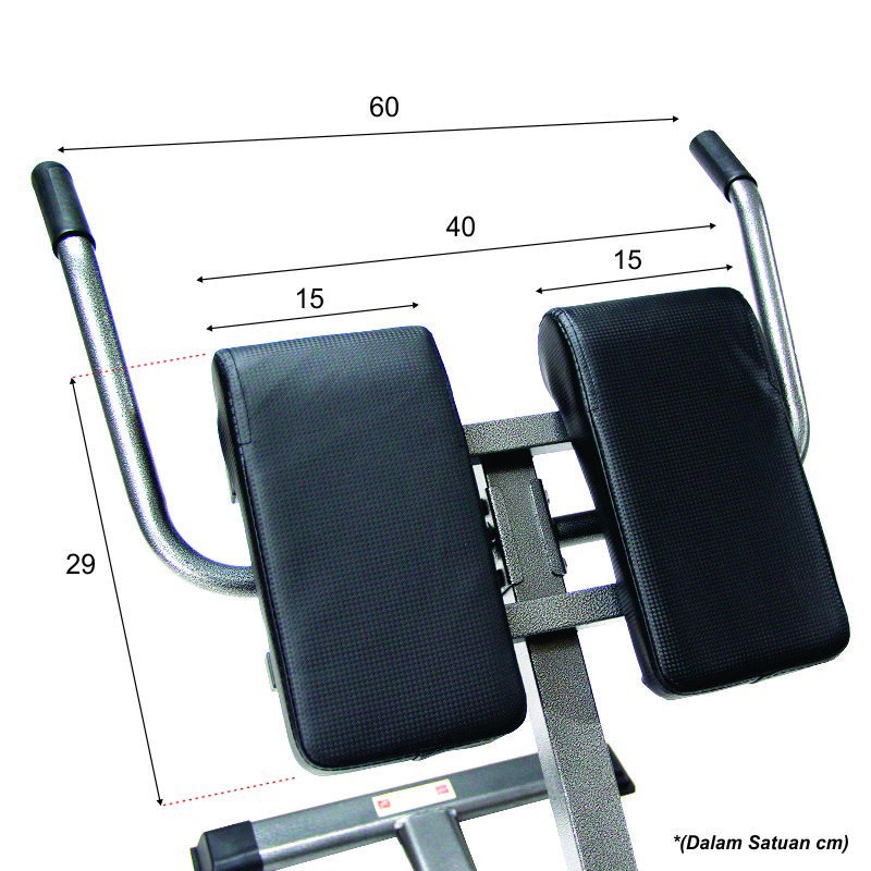 Kursi Fitness F101 Flexible Roman Chair With Handle For Home/Kursi Kesehatan/Kursi Olahraga Gym