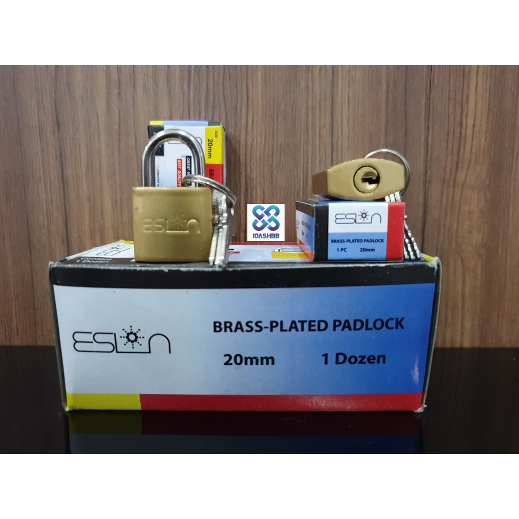 Gembok Besi Kuning ESLON / Padlock Kuning