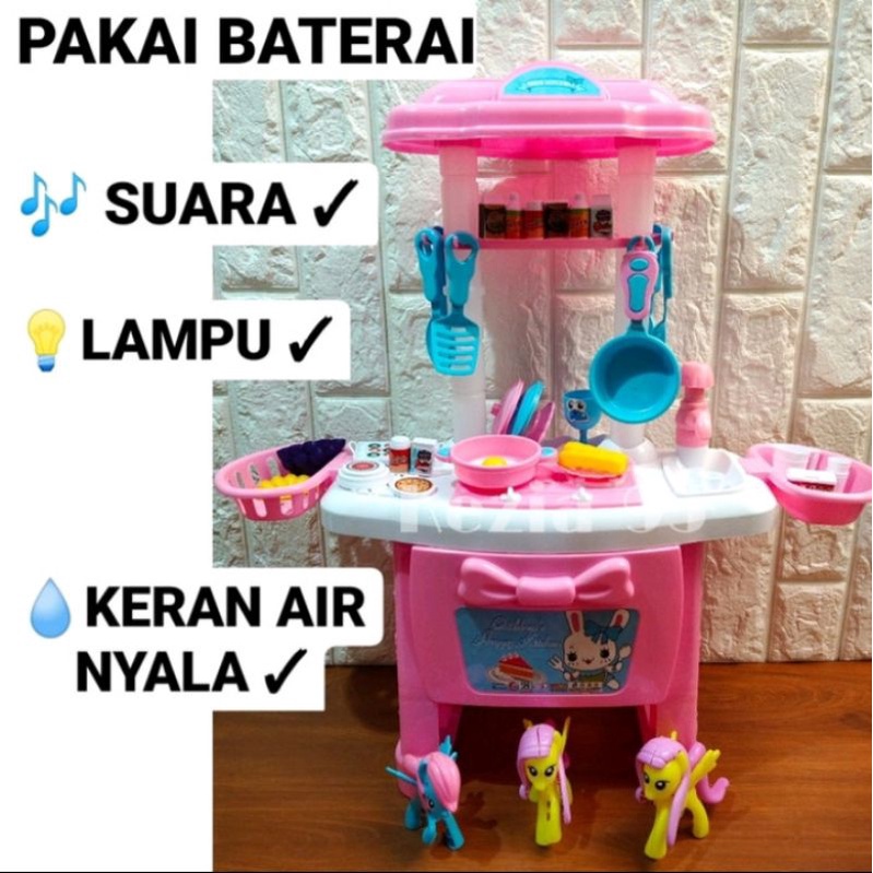 MAINAN KITCHEN SET JUMBO | MAINAN KITCHEN UKURAN BESAR | KITCHEN SET LAMPU DAN MUSIK | MAINAN MURAH 