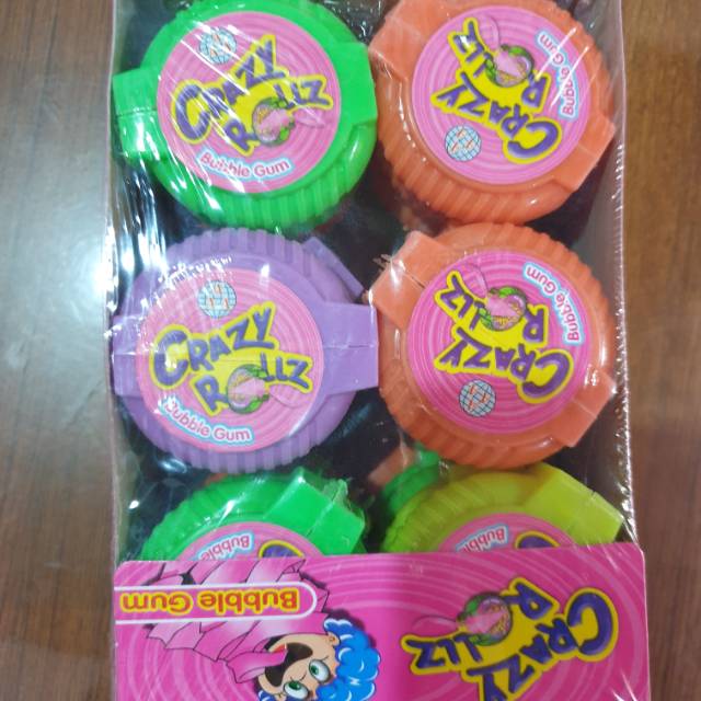 

Crazy Rollz Bubble Gum 30 pcs