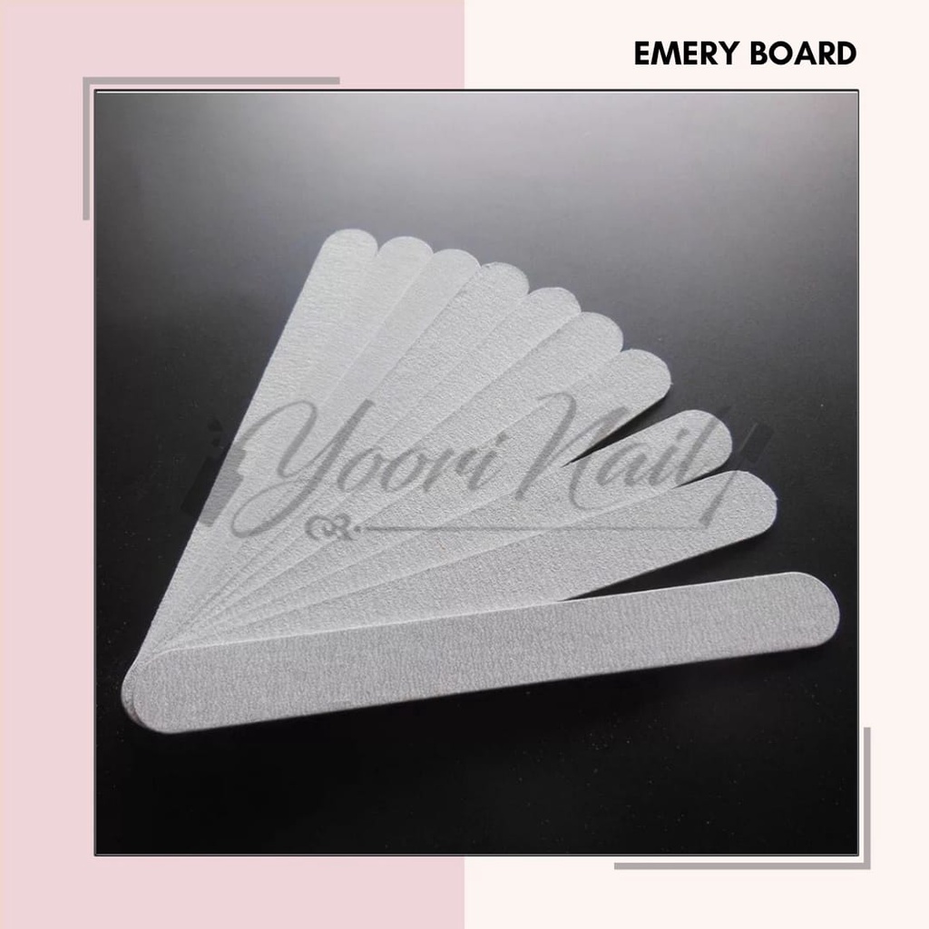 Emery board nail file tipis 180/240 kikir kuku nail buffer amplas kuku