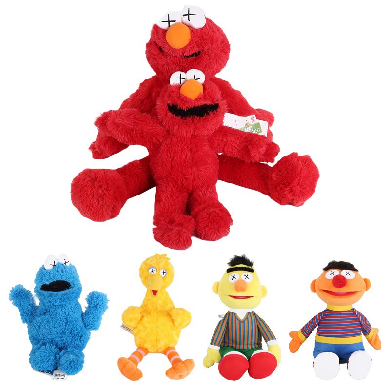 30/50cm Sesame Street Plush Doll Toys Elmo Ernie Bert Figures Soft Birthday Gift