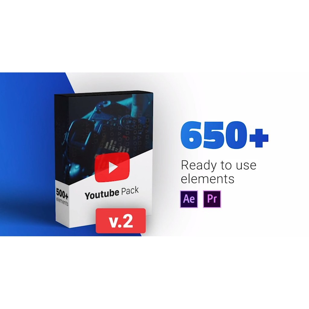 [LIMITED EDITION] Youtuber Pack for Premiere Pro LENGKAP - Windows Mac