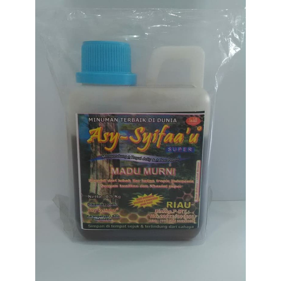 

Madu Murni Asy Syifaa u Riau 500gr Dikemas Oleh Asy Syifaa u - MMD2050