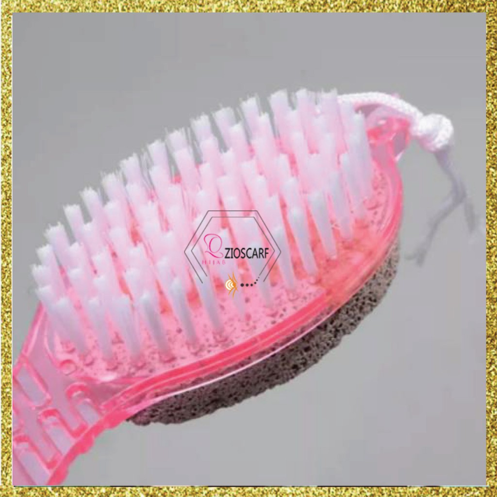 Pedicure Brush 4 in 1/ Sikat Kaki 4 In 1 Batu Apung Praktis Pedicure warna random mx1027 zio