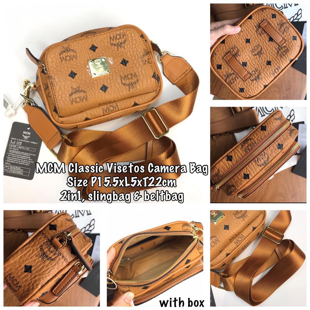 MCM CLASSIC VISETOS CAMERA BAG