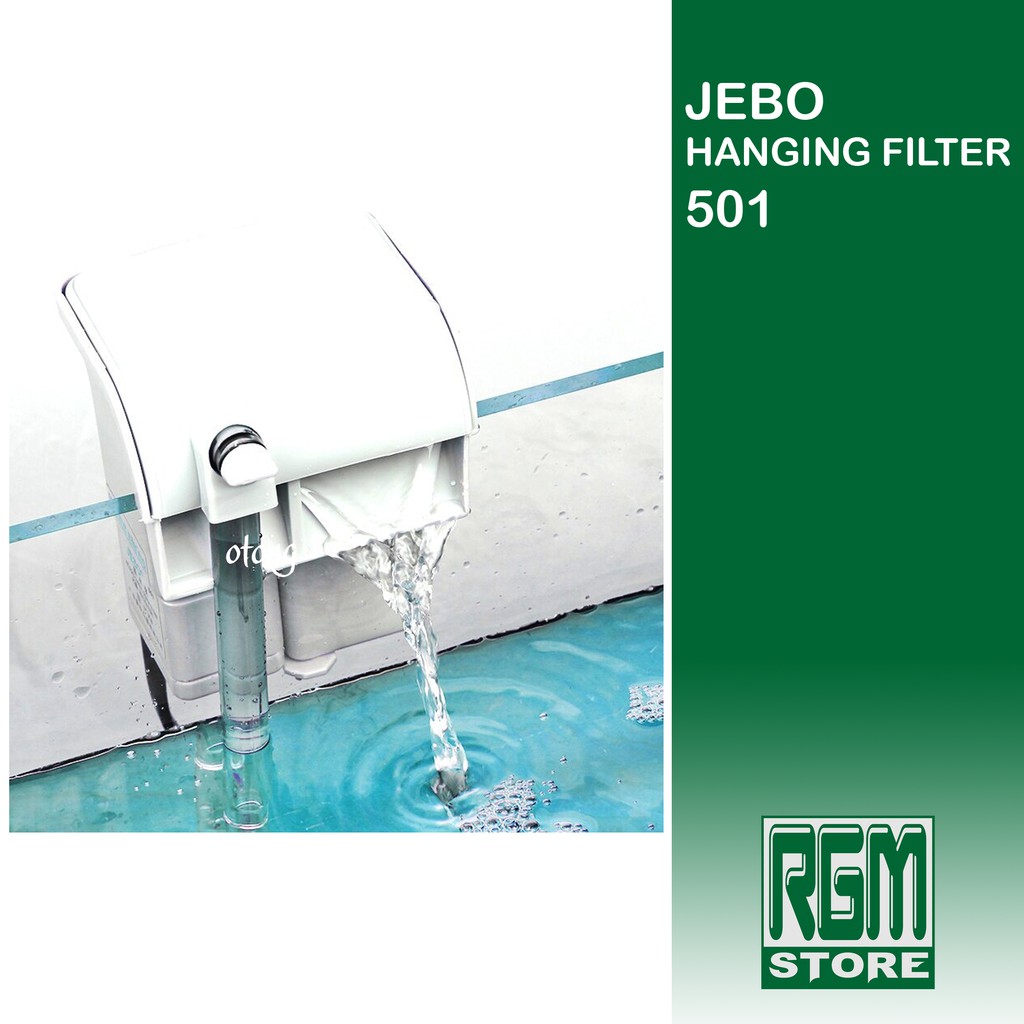 JEBO 501 hanging filter gantung hang on aquarium aquascape