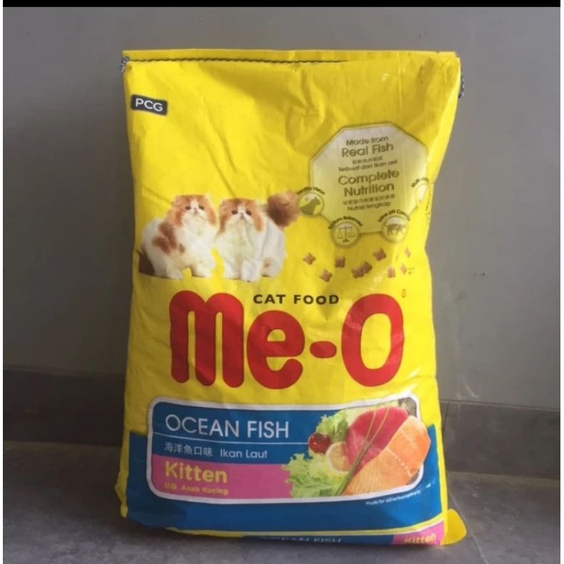 Grab/Go-Jek Meo Kitten Ocean Fish 7kg Karungan / Makanan Kucing Anakan Catfood