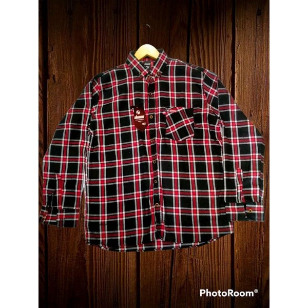 kemeja flanel oversize,pria / wanita