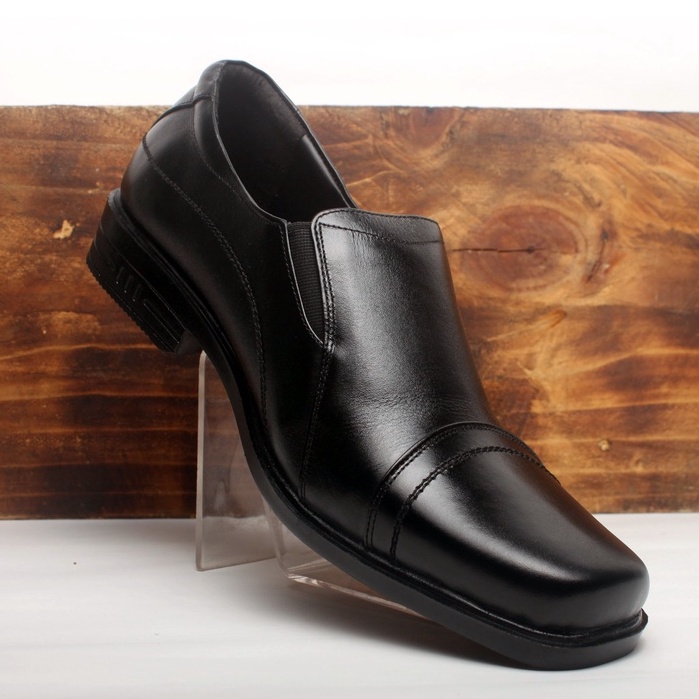 Sepatu Formal  Pria  Kulit Asli  Rasheda K 04 Pantofel  BIG SIZE