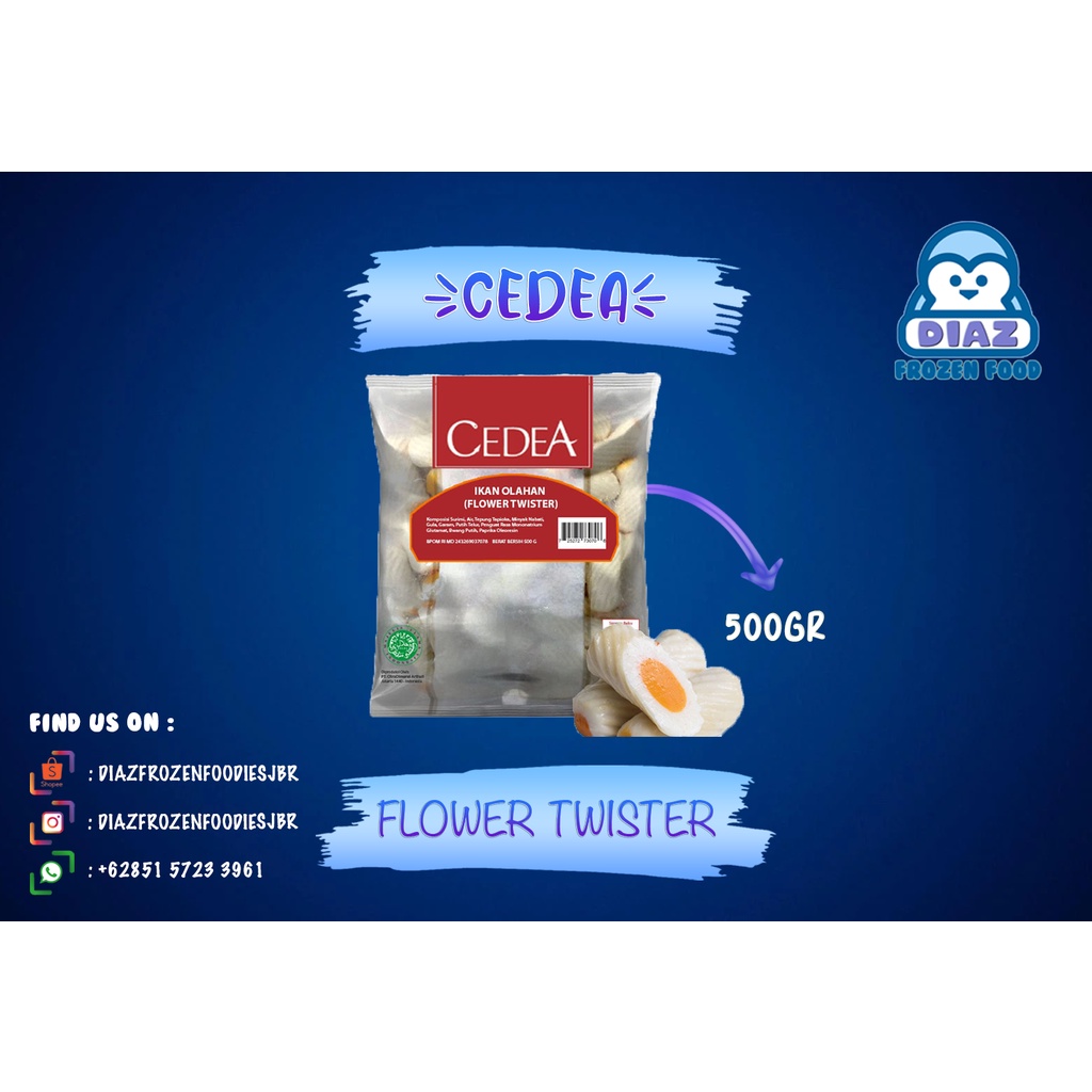 

cedea twister flower 500gr