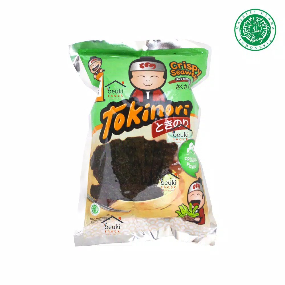 

PACK Tokinori Crispy Seaweed Rumput Laut Original - 18gr