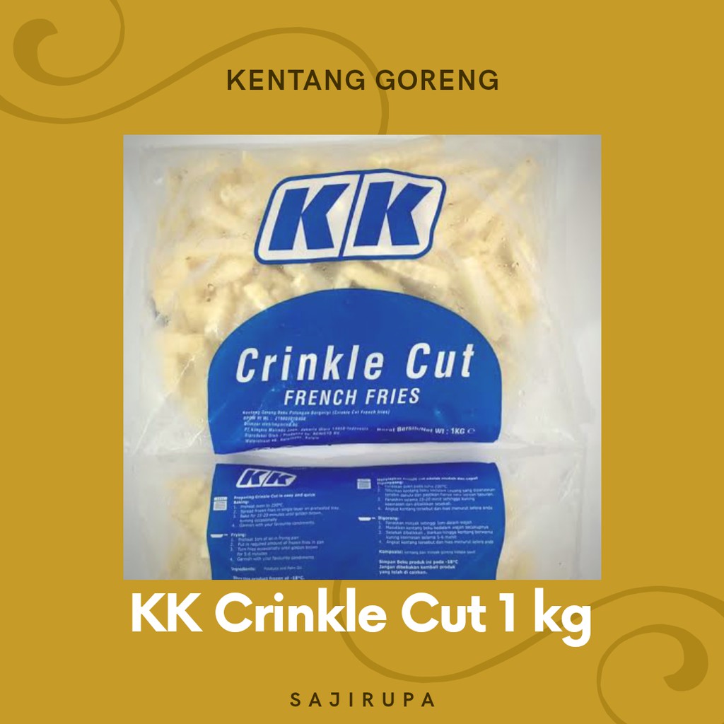 

Kentang Goreng KK Crinkle Cut 1 Kilogram