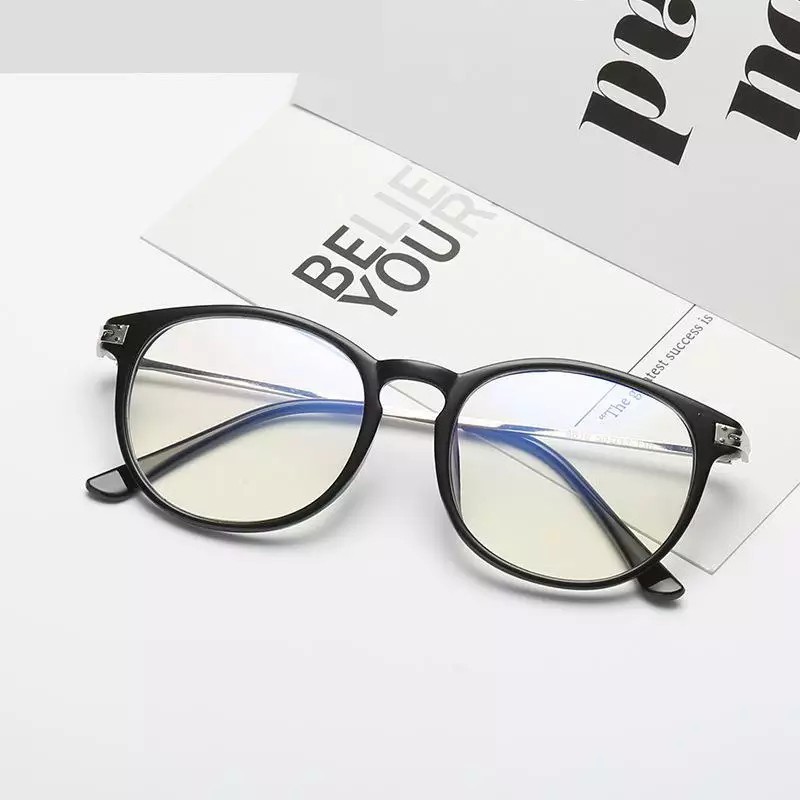 UNIKO.ID - ANTI RADIASI KACAMATA WANITA PRIA FASHION FRAME SUNGLASSES TRANSPARAN WARNA EY002-7