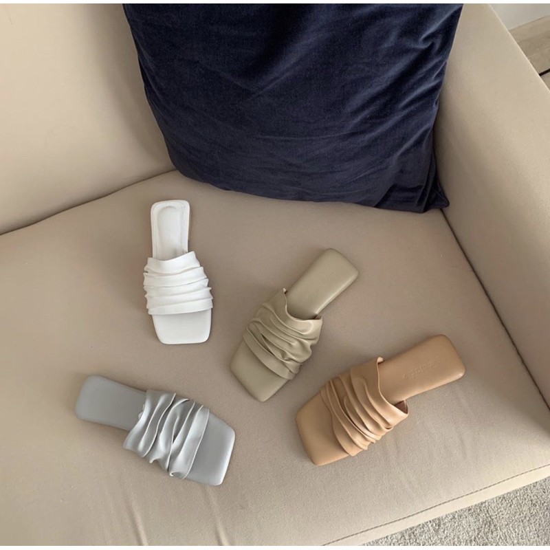 PIXFOOTWEAR x HONEYKWK Namu Sandals in Khaki sz 41